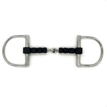 Mors verdun simple brisure caoutchouc carré AJR