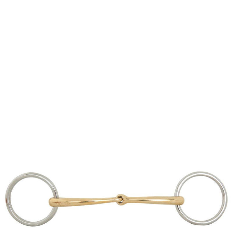 Bradoon Loose ring single jointed soft contact