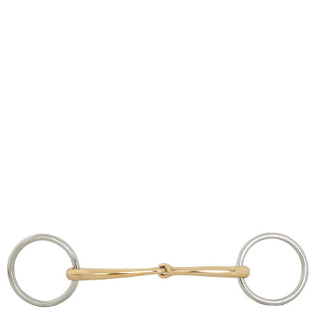 Bradoon Loose ring single jointed soft contact