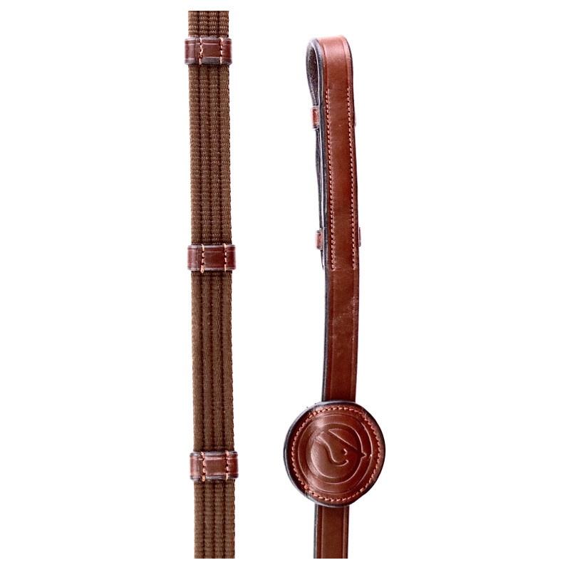 Deauville 5/8inch Web reins 9 stops