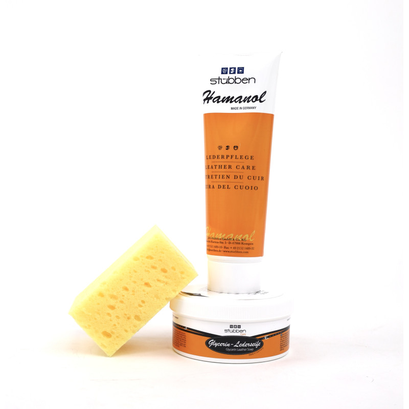 Leather Care Box Stübben Soap, Balm & Sponge