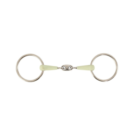 Double Jointed Loose Ring Snaffle Apple Mouth