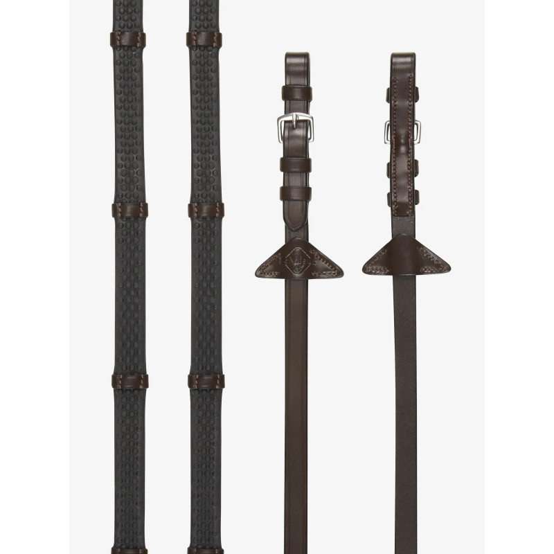 Rubber Reins with stoppers - Lemieux