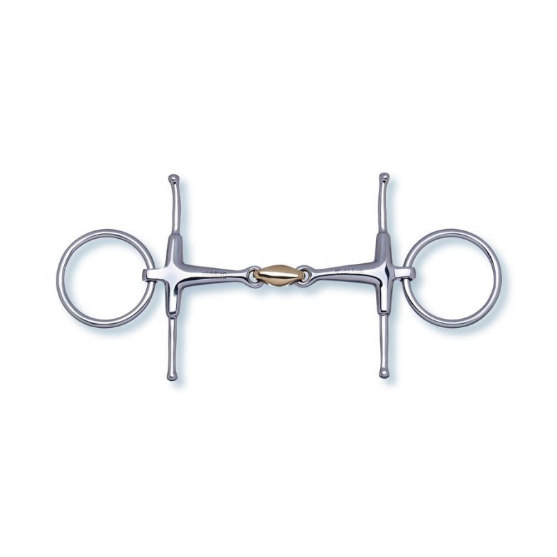 Double jointed Fulmer snaffle bit