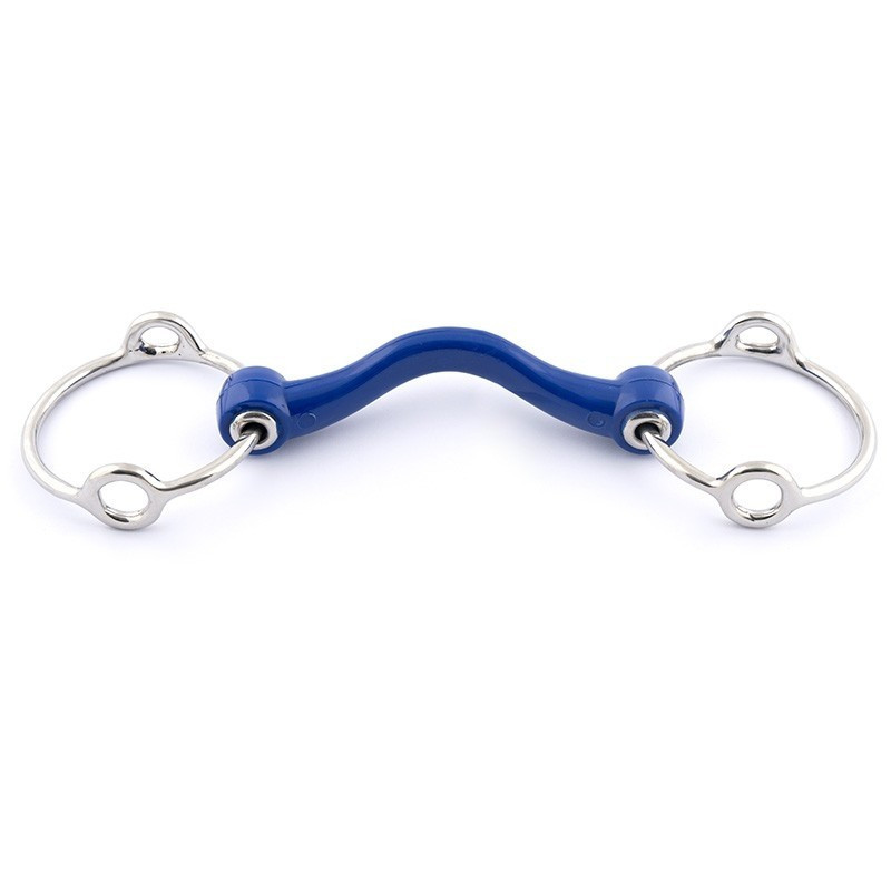 Jump'in gag resin bit with tongue port softmouth Jump'in  - Mors and more