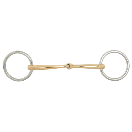 Bradoon Loose ring single jointed soft contact
