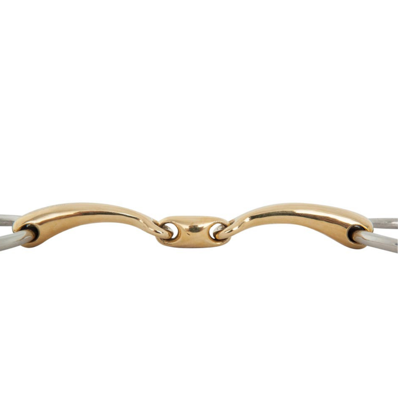 Bradoon Loose ring doublee jointed soft contact BR - Mors and more