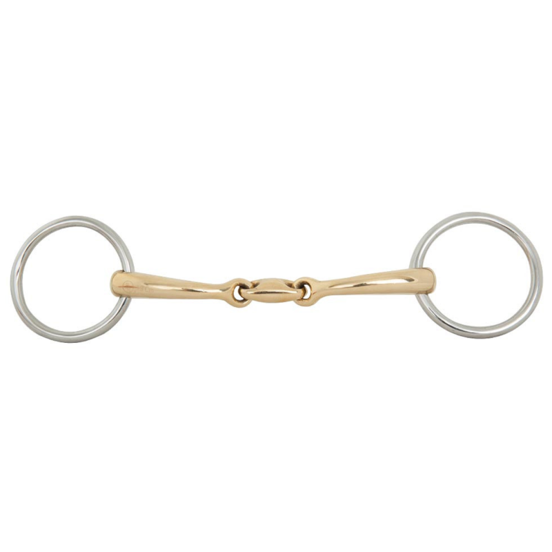 Bradoon Loose ring doublee jointed soft contact BR - Mors and more