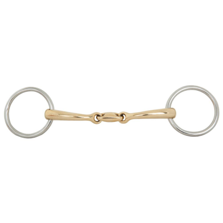 Bradoon Loose ring doublee jointed soft contact BR - Mors and more