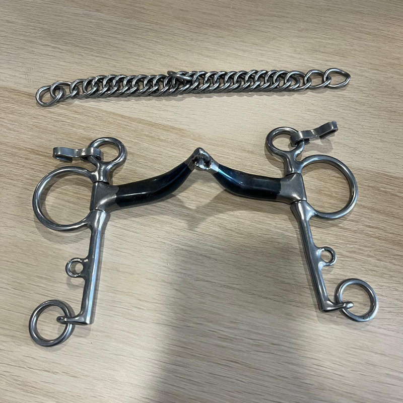 Pelham Snaffle Ultra-Comfy Lock Up used MM