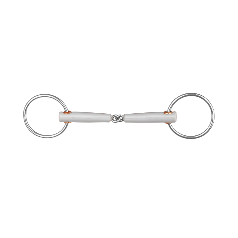 Loose ring snaffle simple jointed resin Beris