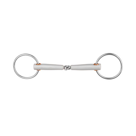 Loose ring snaffle simple jointed resin Beris