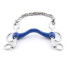 Jump'in Softmouth Pelham resin bit with tongue port- Mors and more