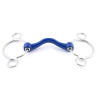 Jump'in Softmouth 3 rings resin bit with tongue port - Mors and more
