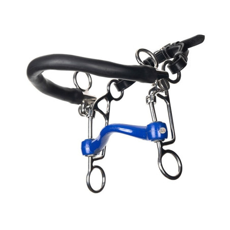 Jump'in Softmouth Pelham resin bit with tongue port- Mors and more