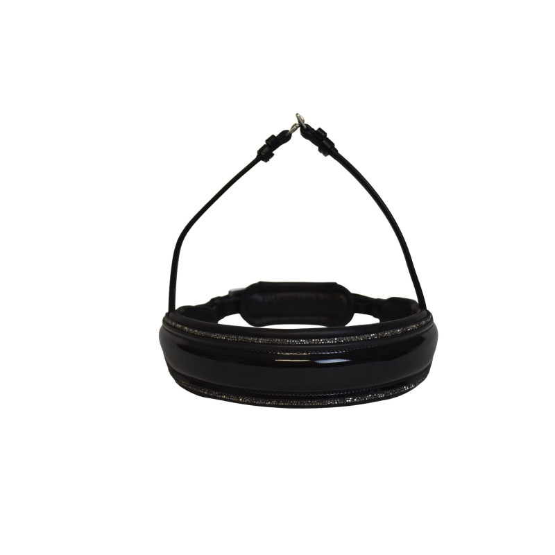Muserolle S1 dressage vernis et glitter - Bridle2fit | Mors & More