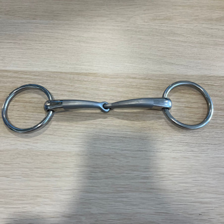 Loose ring bradoon single jointed Satinox Sprenger used MM