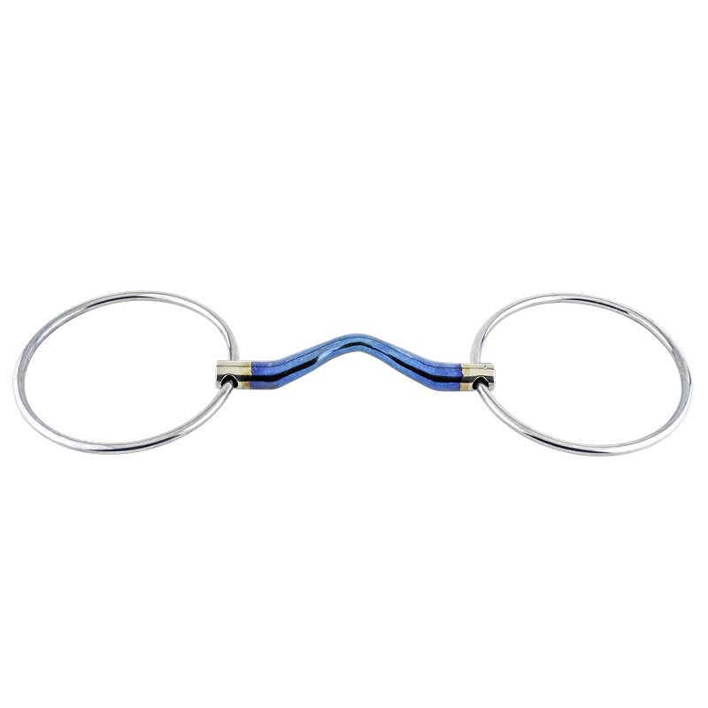 Mors grands anneaux droit medium port cheval Trust | Mors & More