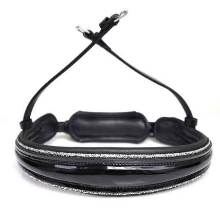 Muserolle S3 dressage vernis et glitter Bridle2fit | Mors & More
