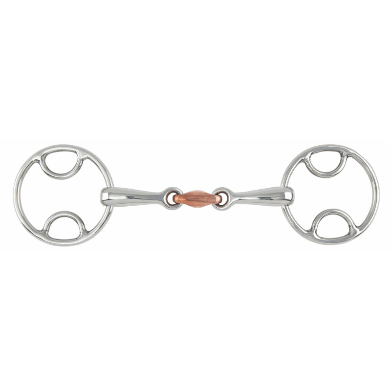 Mors 3 effets double brisure inox Shires | Mors & More