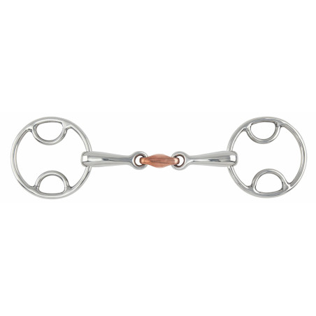 Mors 3 effets double brisure inox Shires | Mors & More