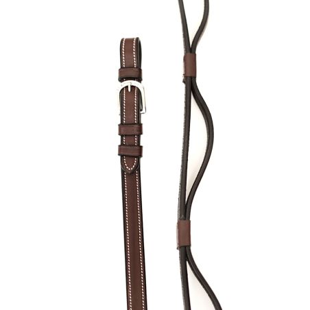 Leather reins with handles