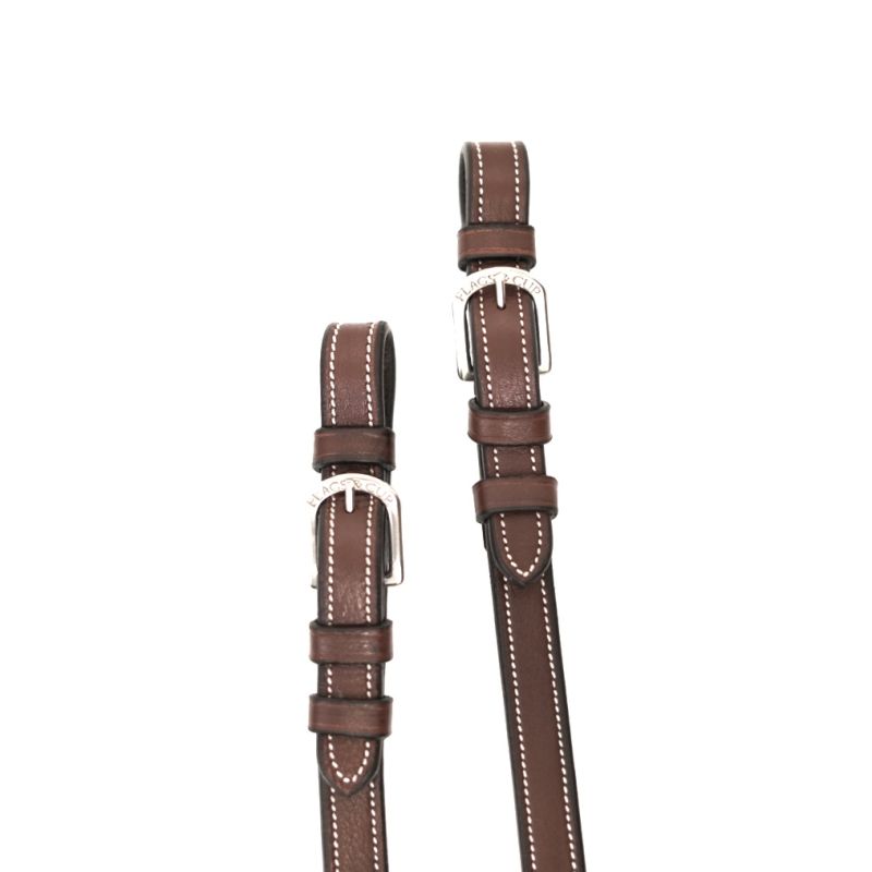 Leather reins with handles