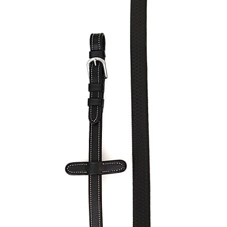 Leather reins with handles