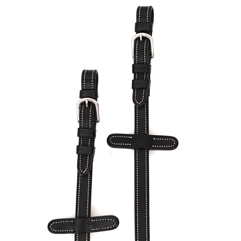 Leather reins with handles
