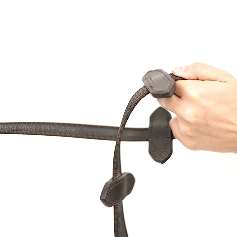 Web Reins Aaron Vale with 3 slim hand grip - Correct Connect
