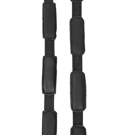 Web Reins with leather padding loops Comfort connect - Correct Connect