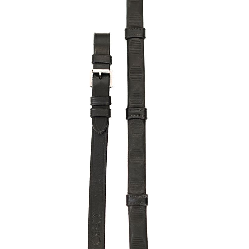 Rênes en caoutchouc souple avec arrêtoirs / Thumb grip - Correct Connect
