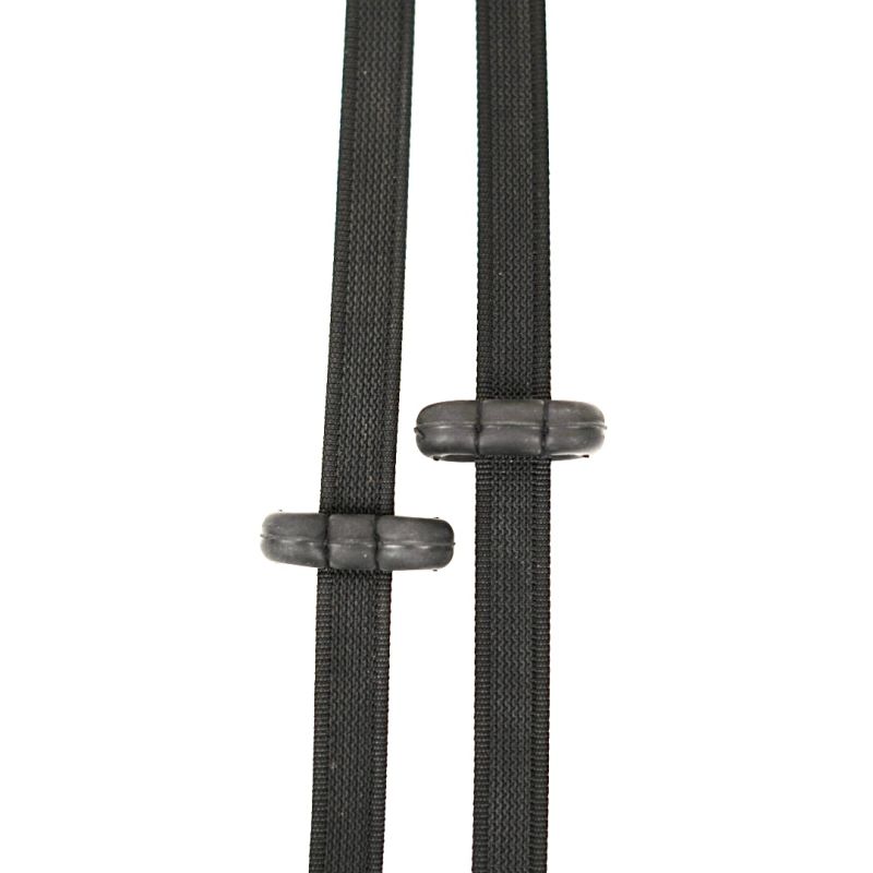 Ajustables grip reins with one stopper - New English
