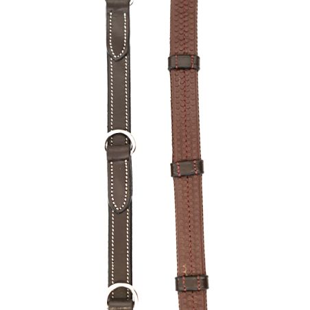 1/2'' Howlett Rubber Reins with 3 D - Working by Dy'on