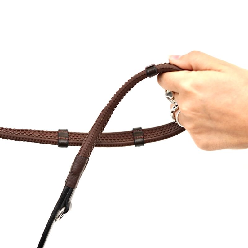 1/2'' Howlett Rubber Reins with 3 D - Working by Dy'on