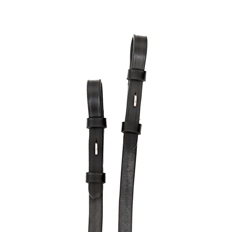 Full leather double bridle reins