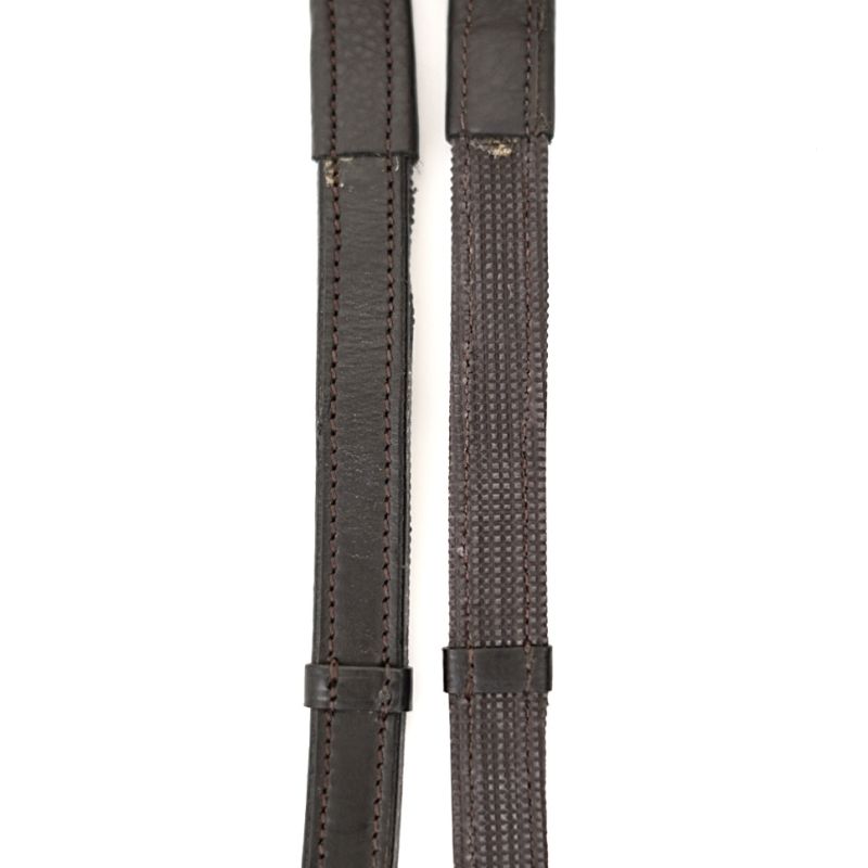 Rênes cuir grip avec arrêtoirs