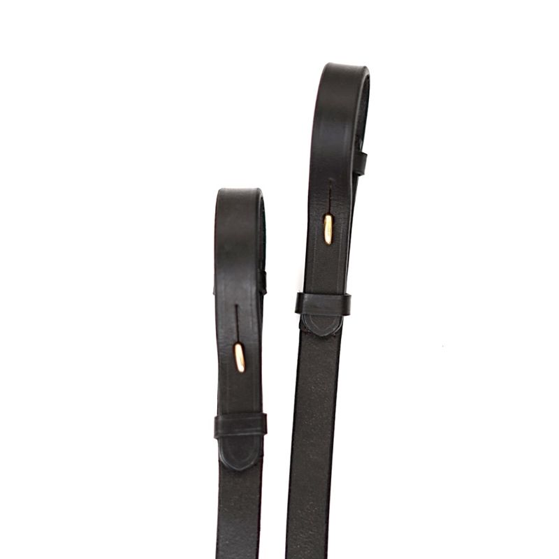 Rênes cuir grip avec arrêtoirs