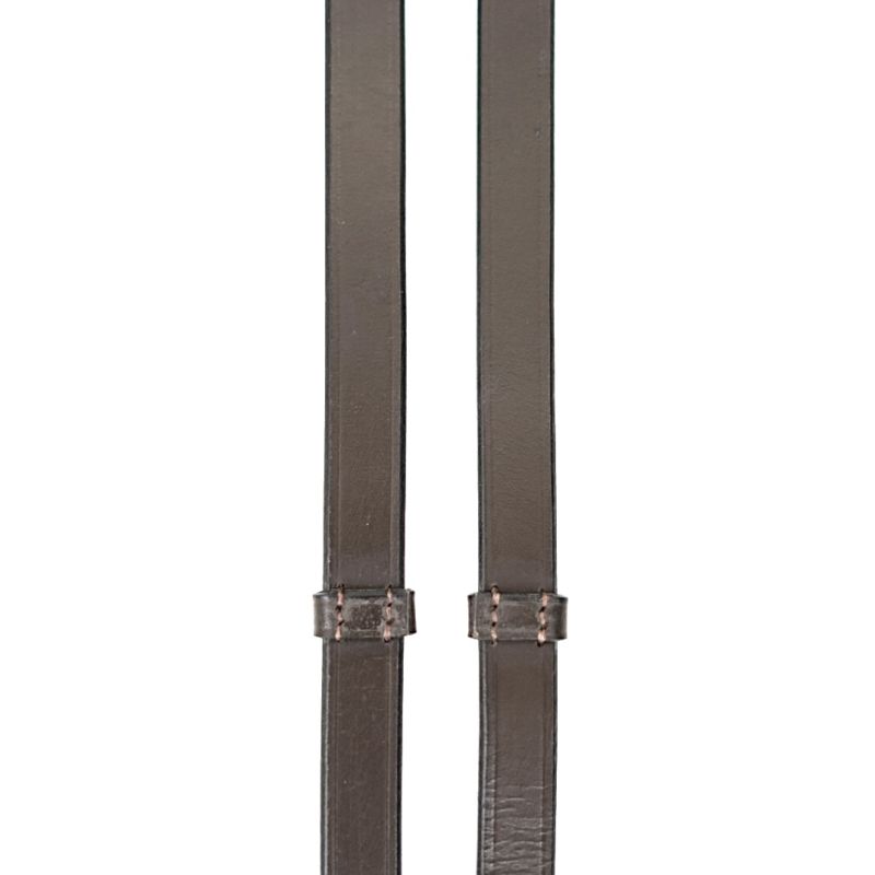 Leather reins with stoppers