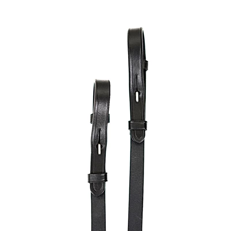 Leather double bridle reins