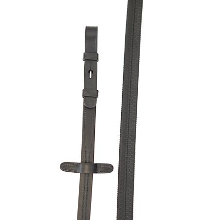 Rubber Reins with Gold Buckle