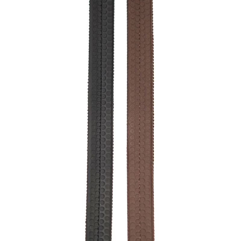 Rubber Reins with Gold Buckle