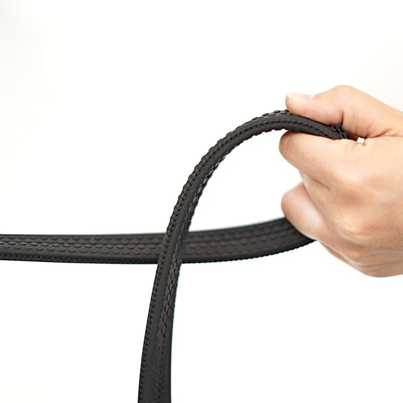 Rubber Reins with Gold Buckle