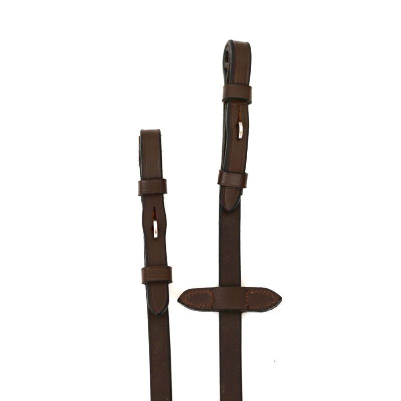 SOFT RUBBER REINS + LEATHER LOOPS