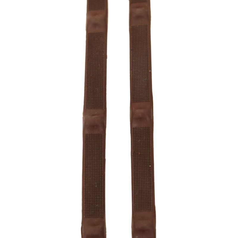 Soft rubber reins with Trust stoppers and spikes
