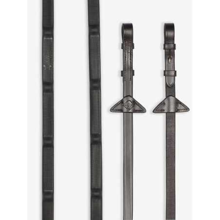 Rênes caoutchouc Ergo Grip micro picots - Lemieux | Mors & More