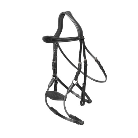 Elastic Hybrid Noseband Bridle - New English - Dy'on