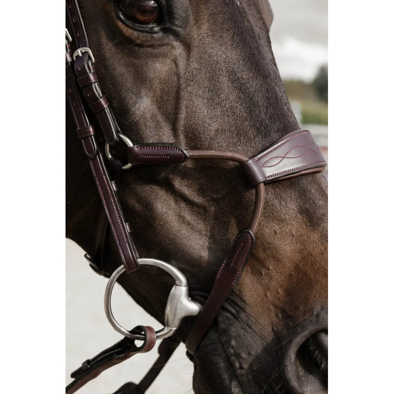 Elastic Hybrid Noseband Bridle - New English - Dy'on