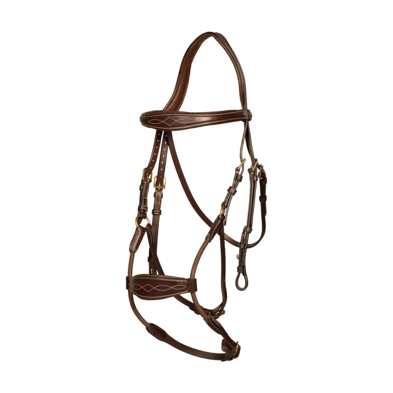 Elastic Hybrid Noseband Bridle - D Collection - Dy'on