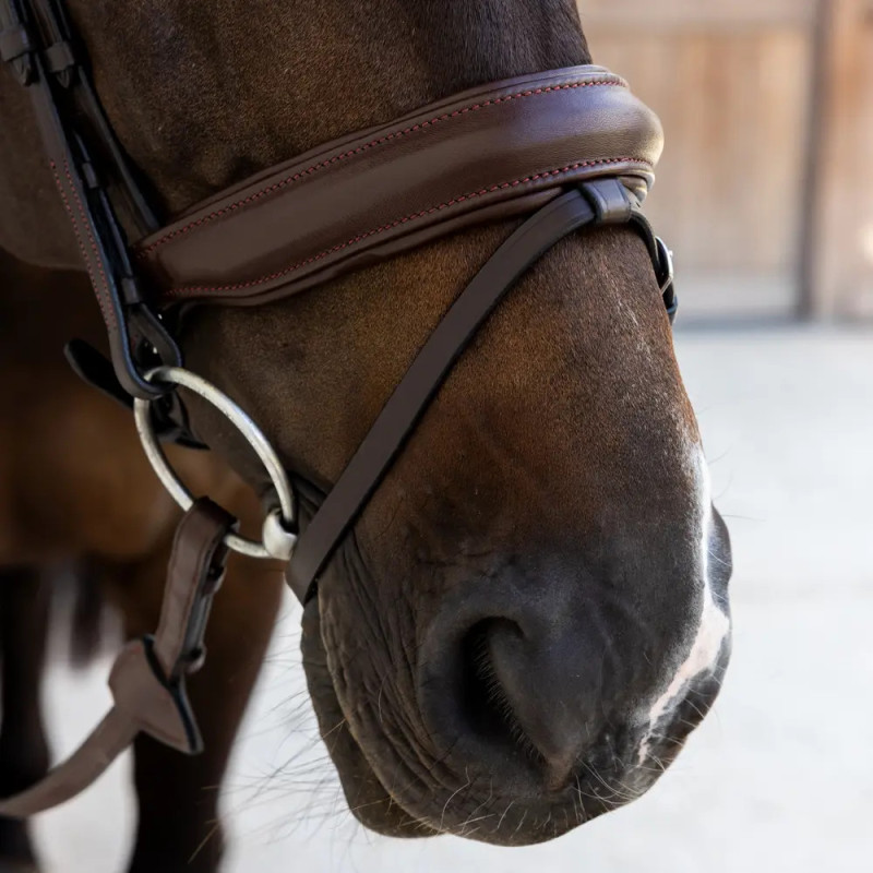 Bridle Medium Noseband - Soft Leather Collection - Dy'on